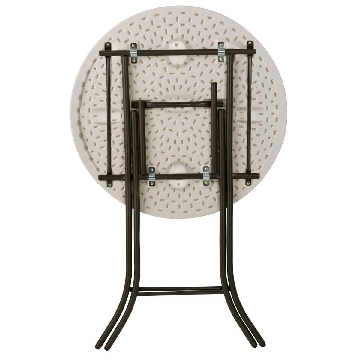 Mesa auxiliar Lifetime Crema 84 x 110 x 84 cm Acero Plástico 2 S8901367_1