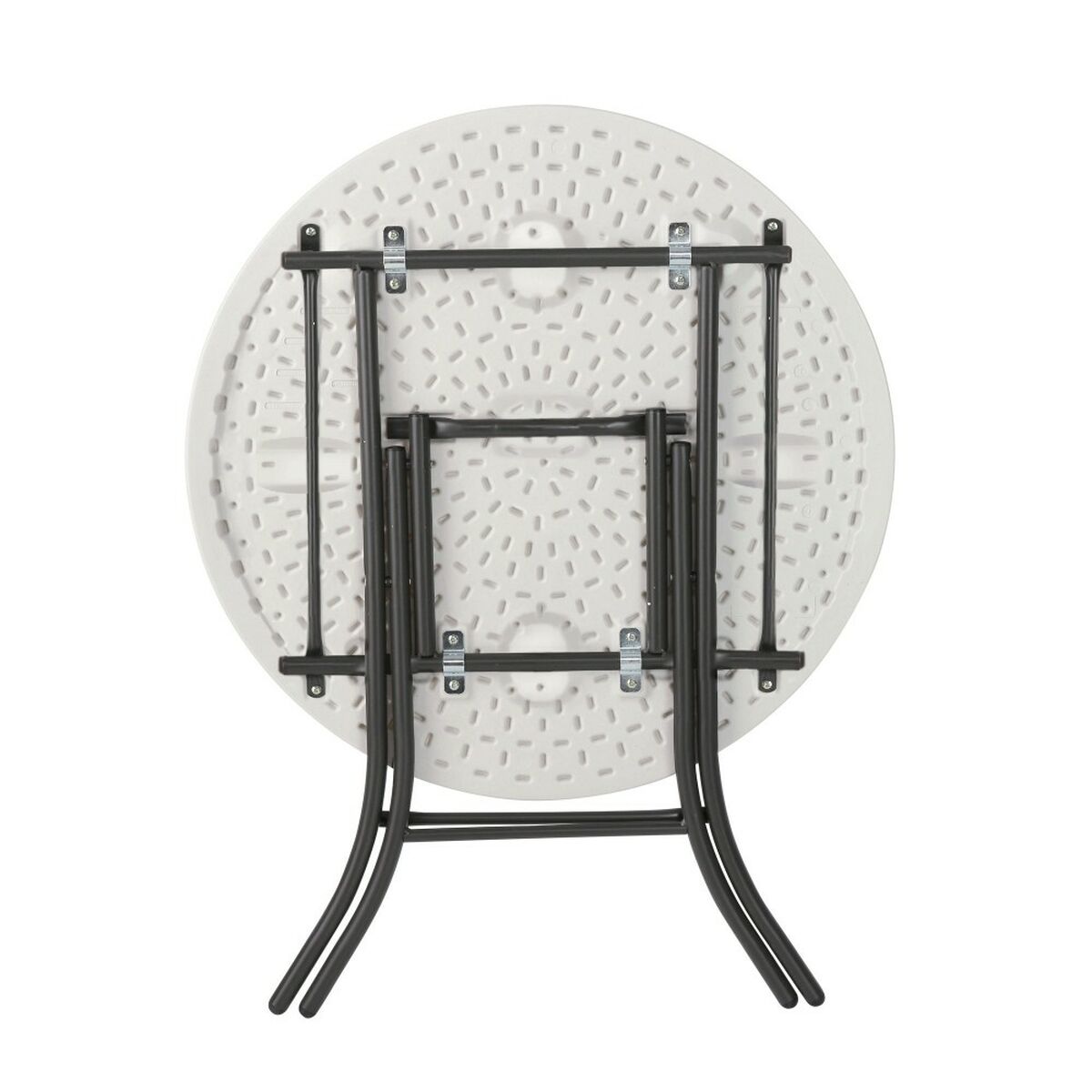 Mesa auxiliar Lifetime Blanco 83,5 x 73,5 x 83,5 cm Acero Plástico 2 S8901358_1