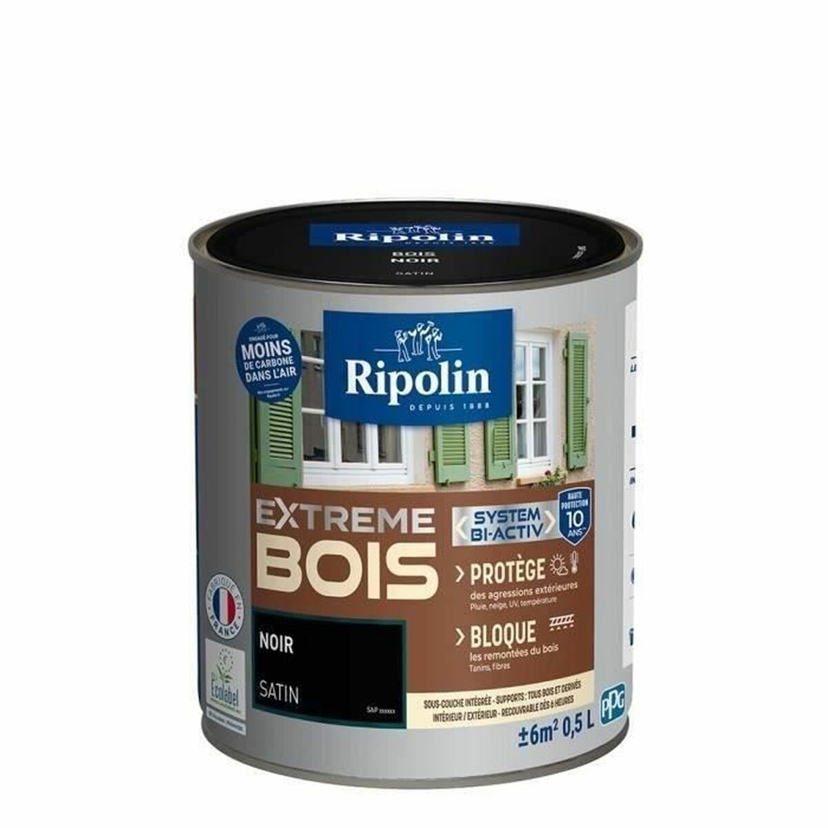 Pintura de Imprimación Ripolin noir Satinado 500 ml 1 S71014308_0