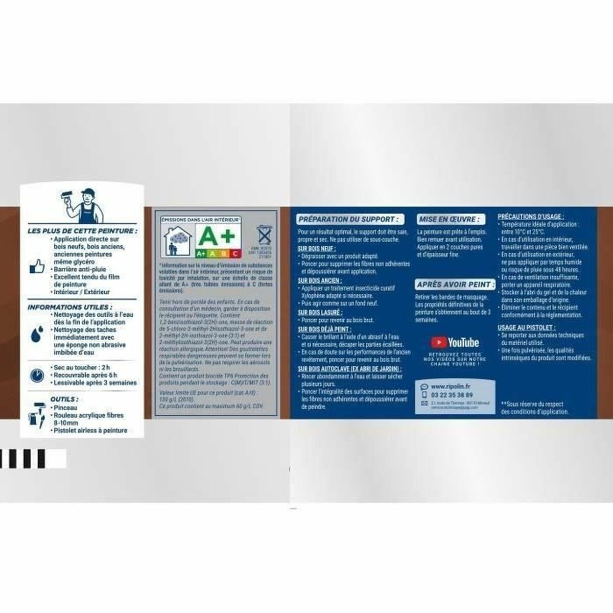 Pintura de Imprimación Ripolin noir Satinado 500 ml 4 S71014308_3