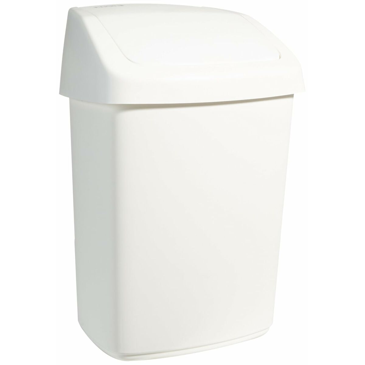 Cubo para la Basura Rubbermaid TAPA BASCULANTE Blanco Negro Plástico 25 L 1 S7607010_0