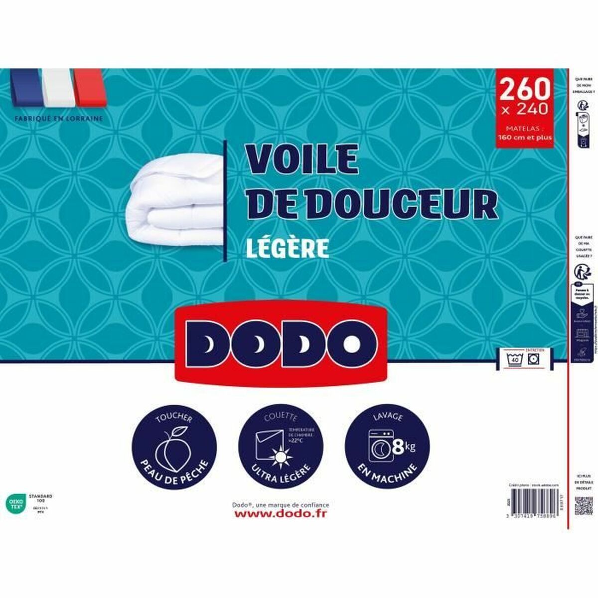 Relleno Nórdico DODO VOILE DE DOUCEUR Blanco 100 g/m² 240 x 260 cm 1 S71021580_0