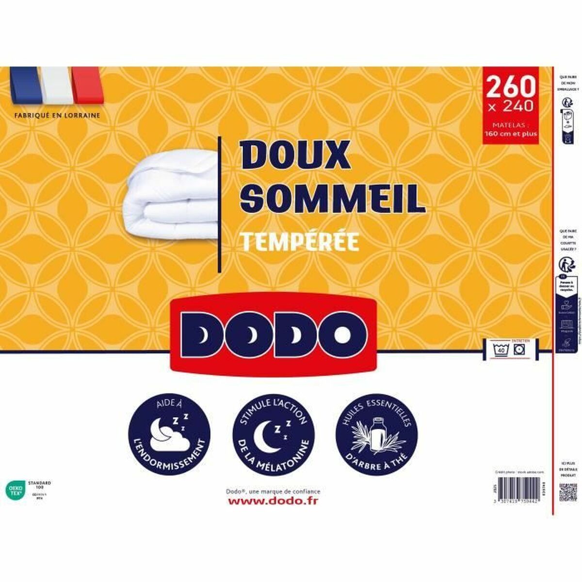 Relleno Nórdico DODO DOUX SOMMEIL Blanco 300 g/m² 240 x 260 cm 2 S71021588_1