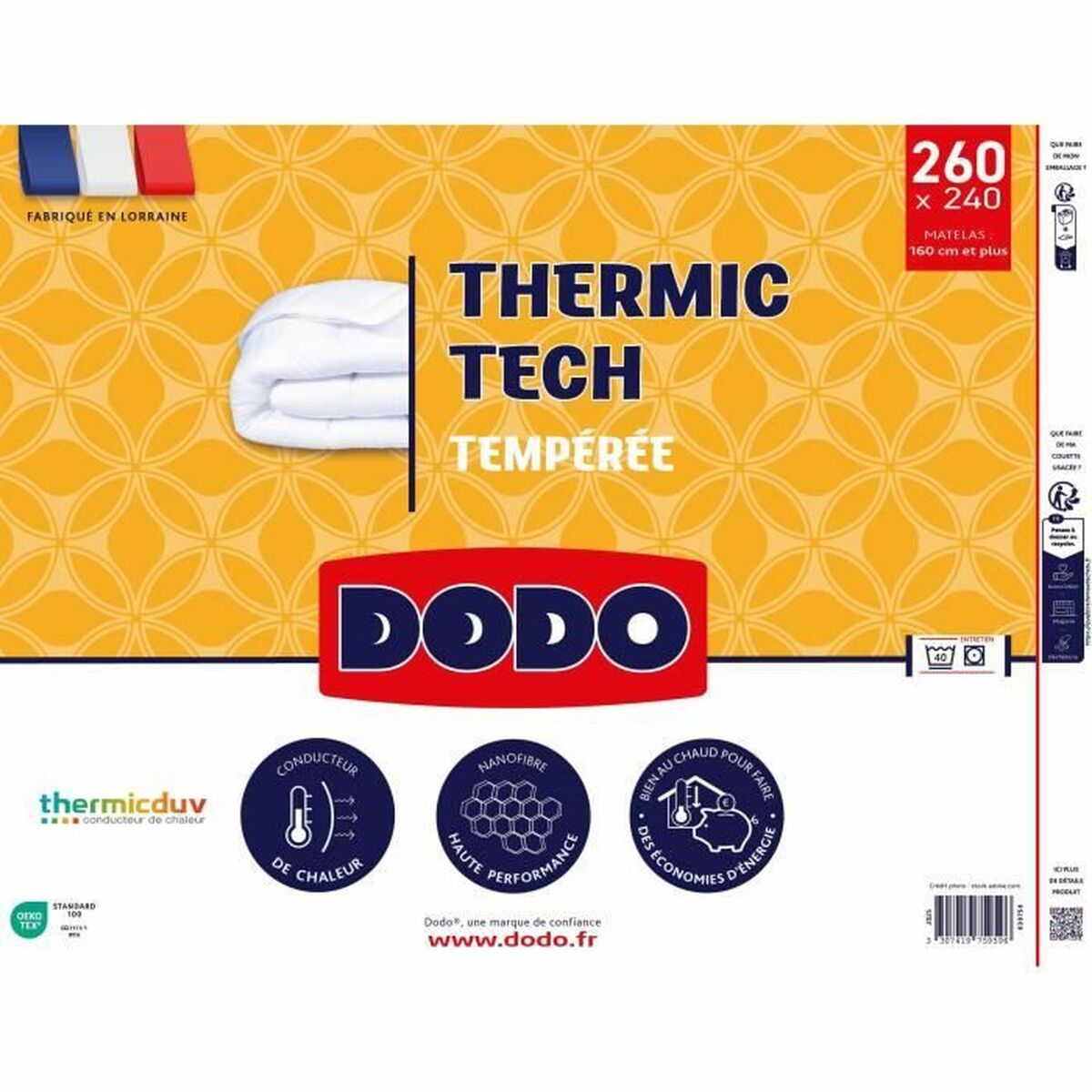 Relleno Nórdico DODO THERMIC TECH Blanco 250 g/m² 240 x 260 cm 2 S71021592_1