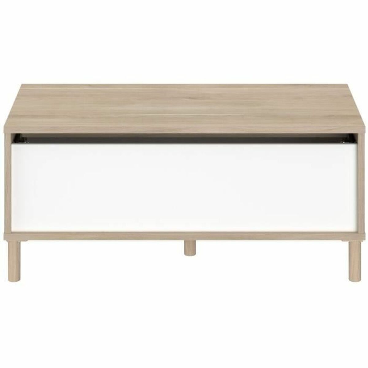 Mesa de Centro Elevable Parisot Blanco 100 x 50 x 43,6 cm 1 S71014503_0