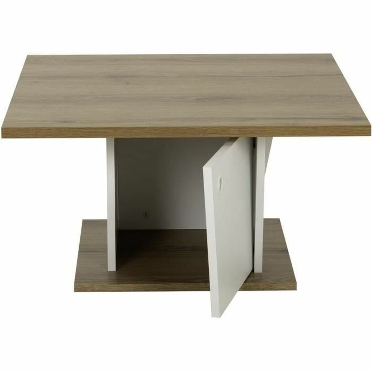 Mesa de Centro Diagone Blanco Roble 69 x 69 x 38 cm 5 S71019503_4