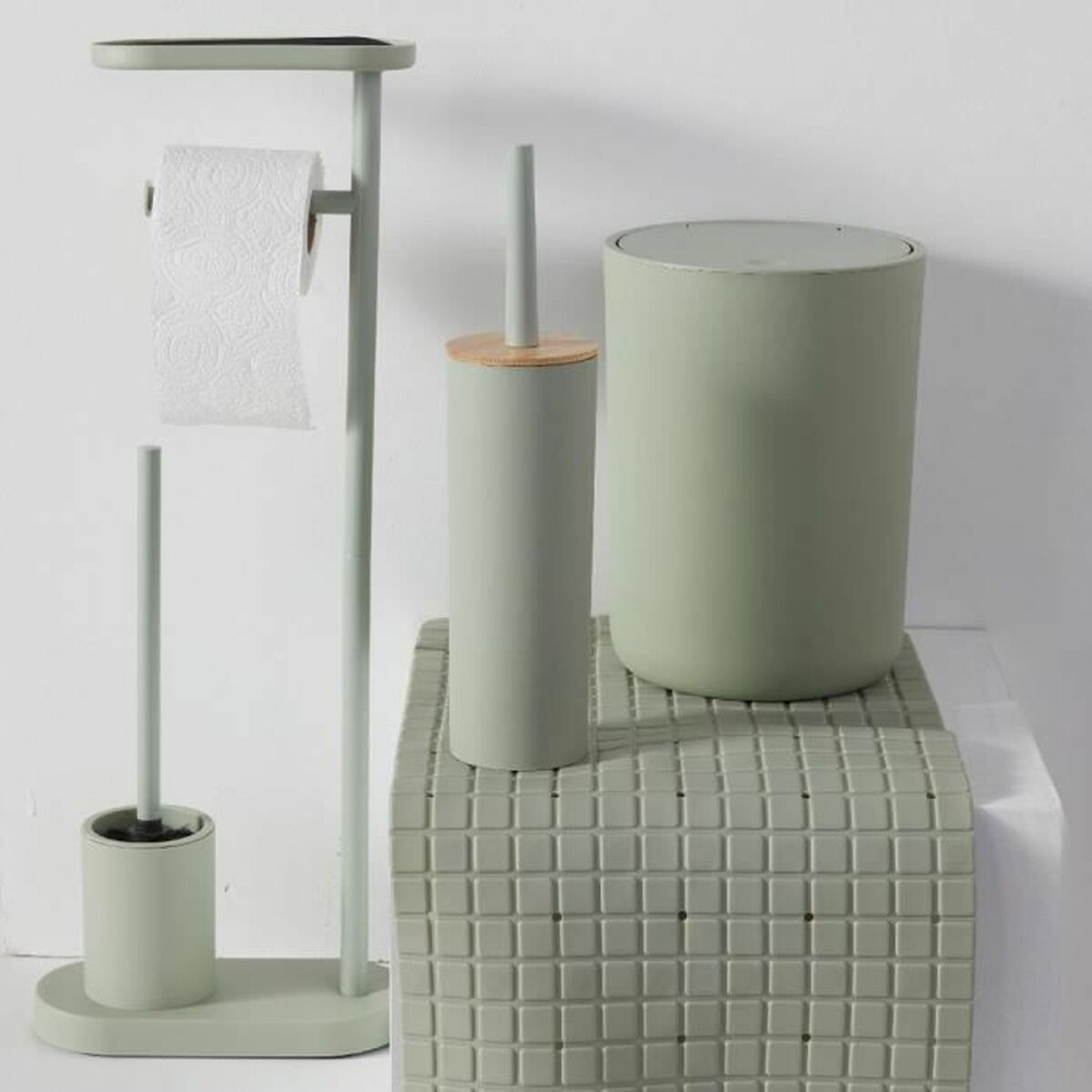 Alfombrilla Antideslizante para Bañera TODAY HOY - UTILITY Verde 40 x 60 cm Polipropileno 3 S71023786_2