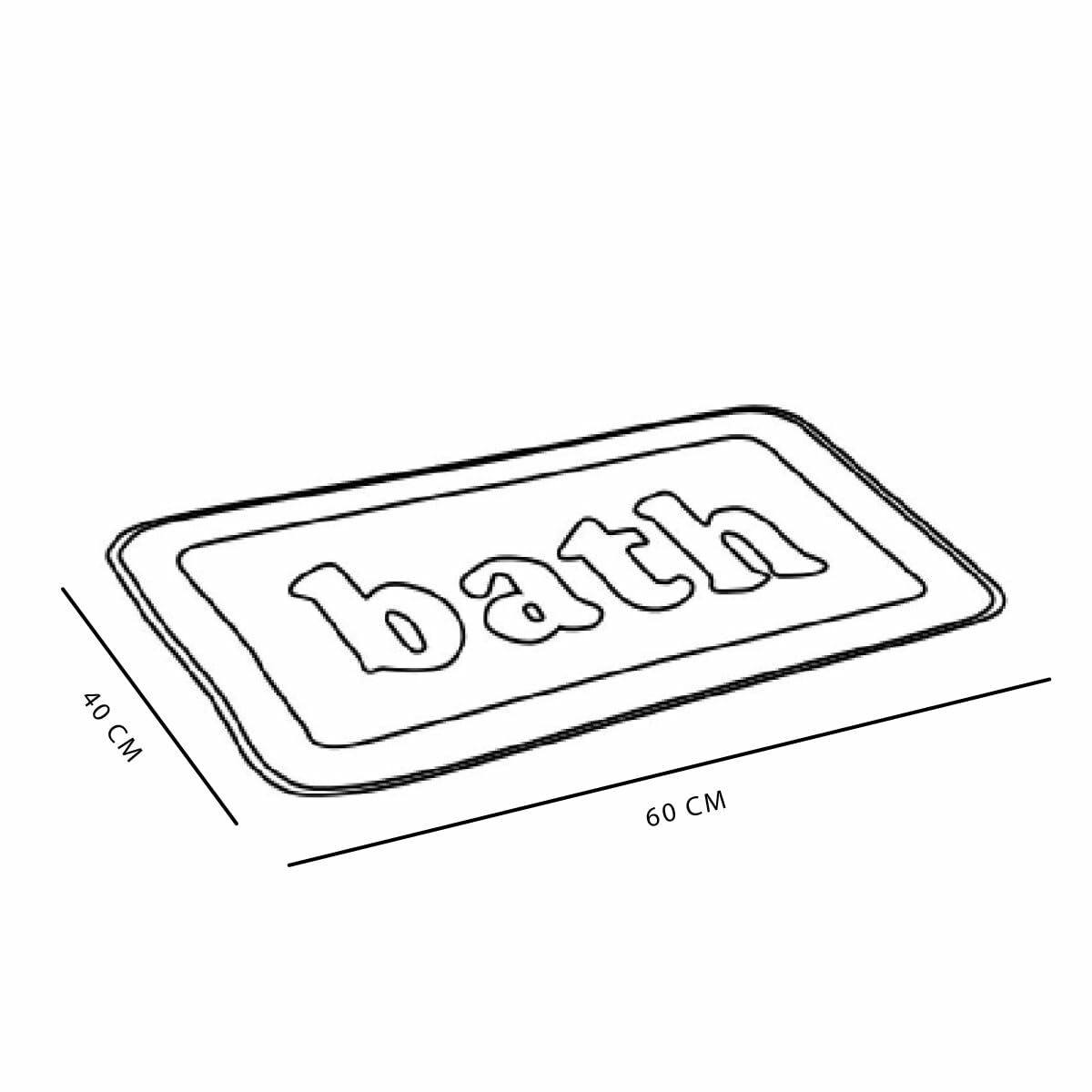 Alfombrilla Antideslizante para Bañera TODAY UTILITY Rosa 40 x 60 cm 7 S71023793_6