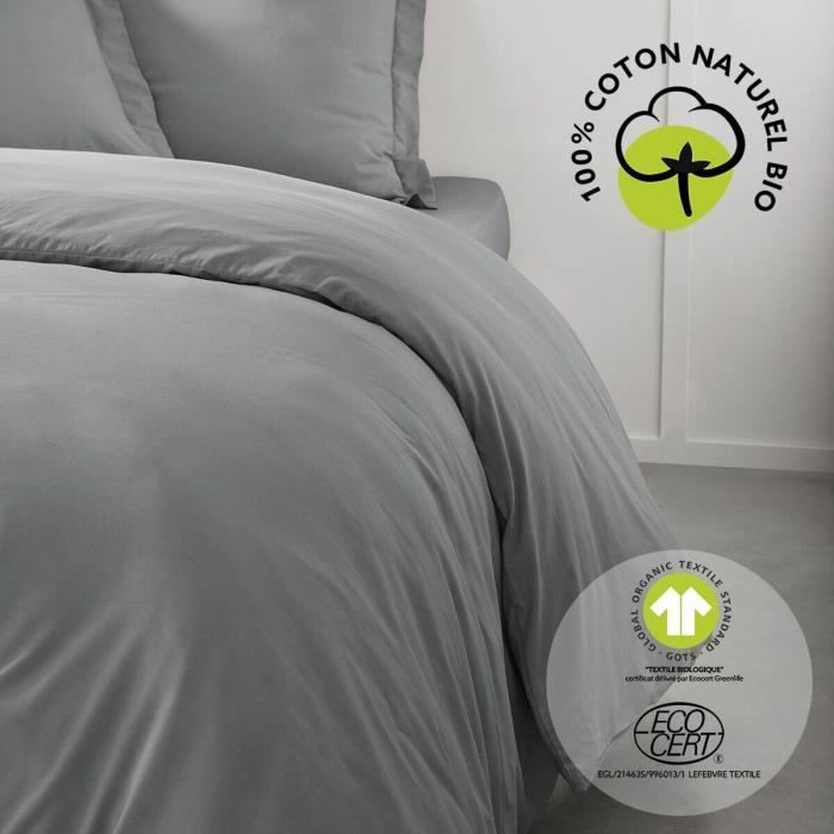 Juego de funda nórdica TODAY Gris 240 x 260 cm 2 S71018635_1