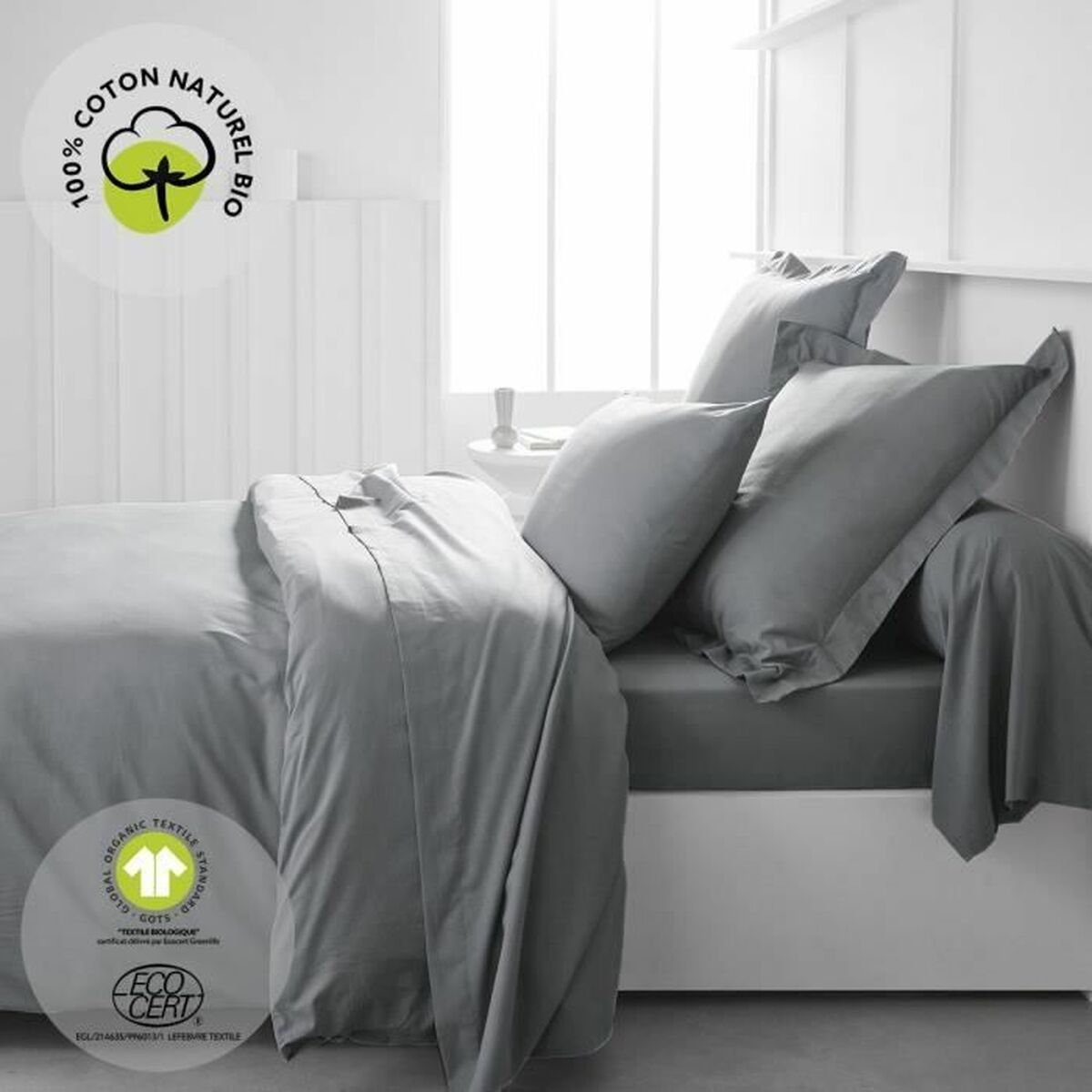 Juego de funda nórdica TODAY Gris 240 x 260 cm 3 S71018635_2