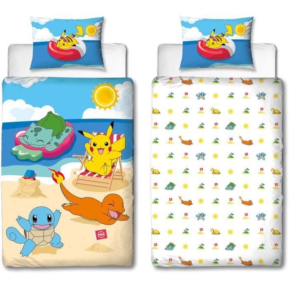 Juego de funda nórdica Pokémon Multicolor Cama de 140 2 Piezas 1 S71025615_0