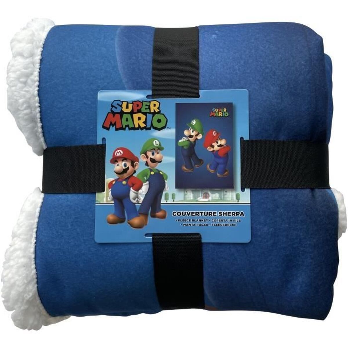 Manta Mario Bros 25 x 14 x 26 cm Negro Animales 2 S71025439_1