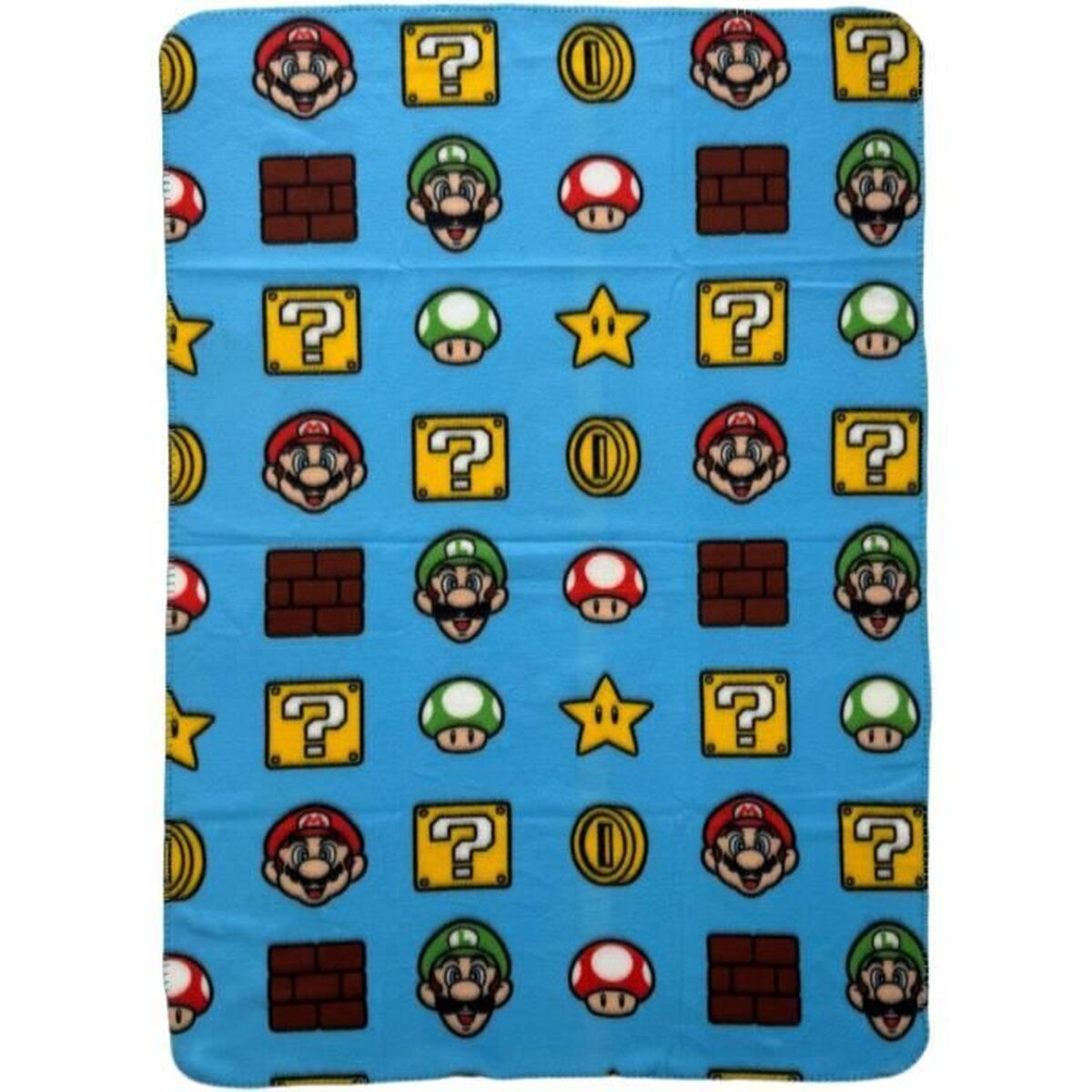 Manta Mario Bros Multicolor Cuadros escoceses 1 S71025448_0