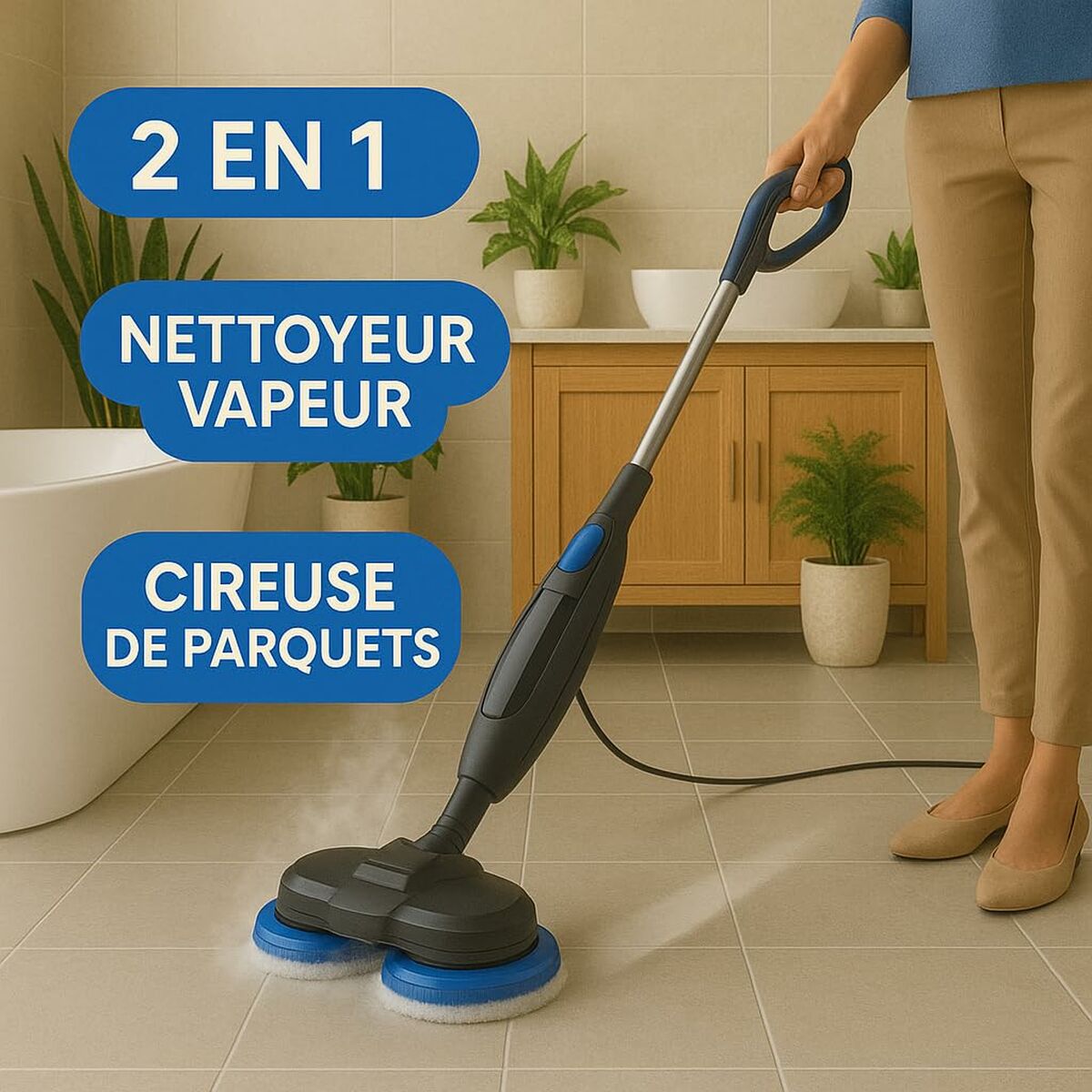 Vaporera Multifunción EZIclean STEAM WAVE 360 1200 W 3 S71020801_2