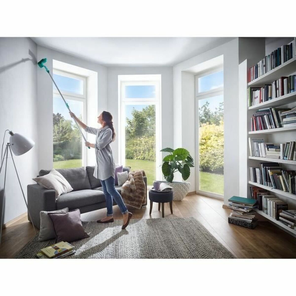 Cepillo de Limpieza Leifheit 41524 Verde Triangular 4 S71016909_3