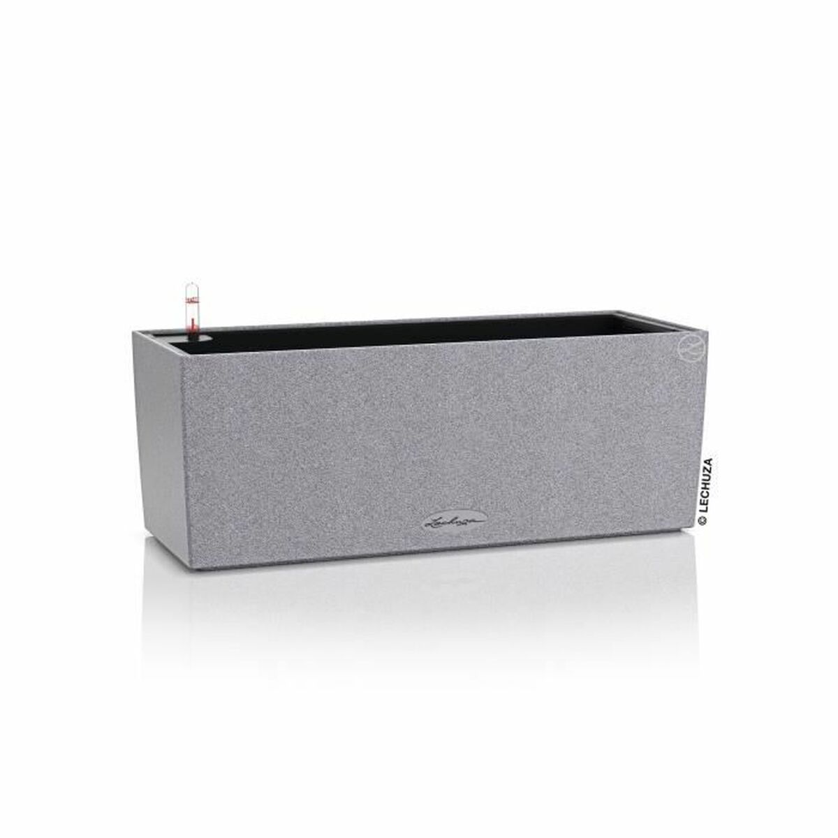 Jardinera Autorriego Lechuza Gris 50 x 19 x 19 cm Polipropileno Rectangular 1 S71018821_0