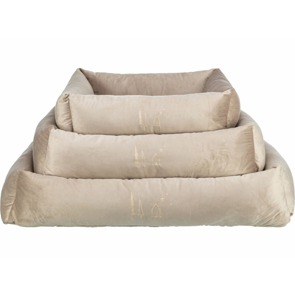 Cama para Perro Trixie Livia Beige 80 x 60 cm 2 M0609014_1