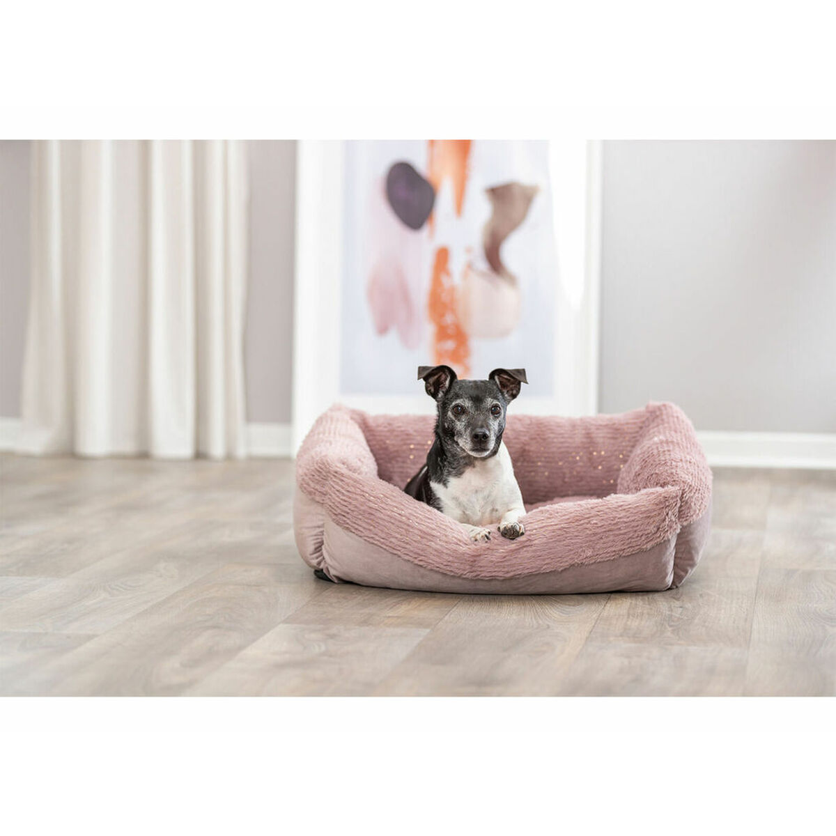 Cama para Perro Trixie Livia Soft Rosa 80 x 60 cm 15 M0609025_14