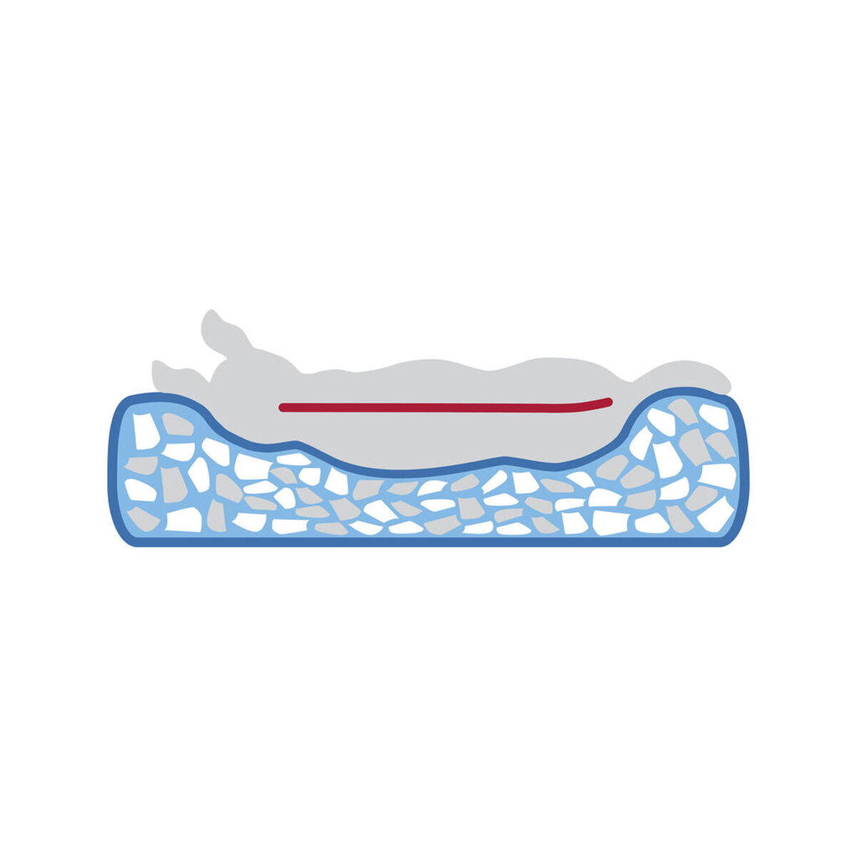 Cama para Perro Trixie Vital Lennox Gris Ø 50 cm 7 M0609579_6