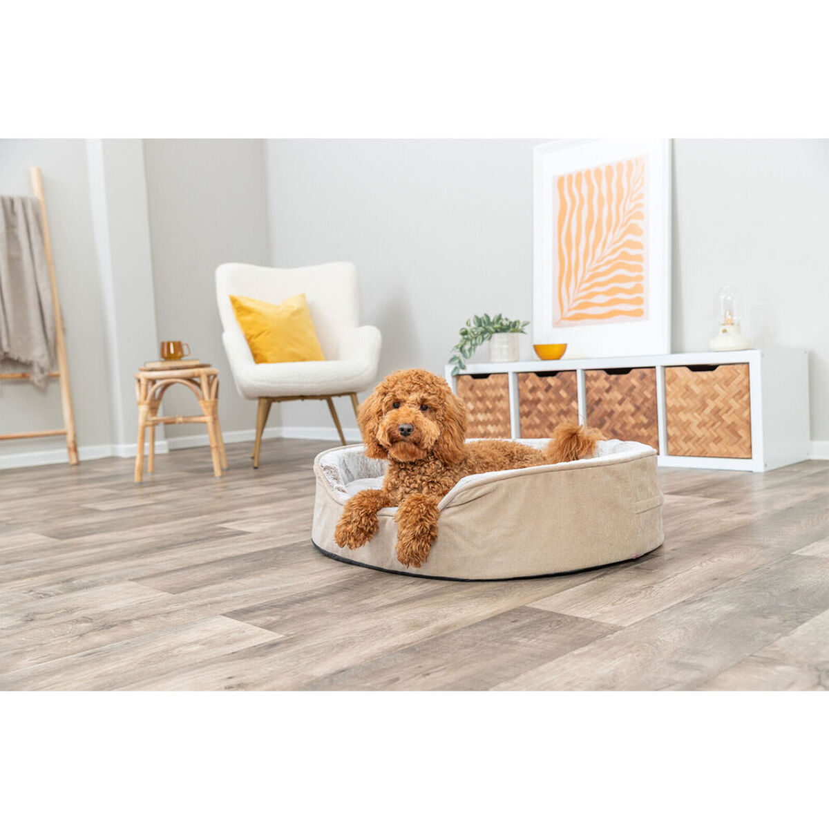 Cama para Perro Trixie Vital Lino Soft Beige Crema 110 X 92 CM 7 M0609598_6
