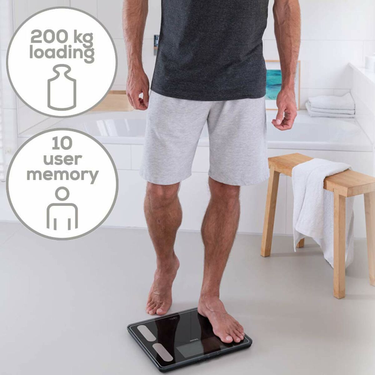 Báscula Digital de Baño Beurer BF400 NEGRO 7 S7611990_6