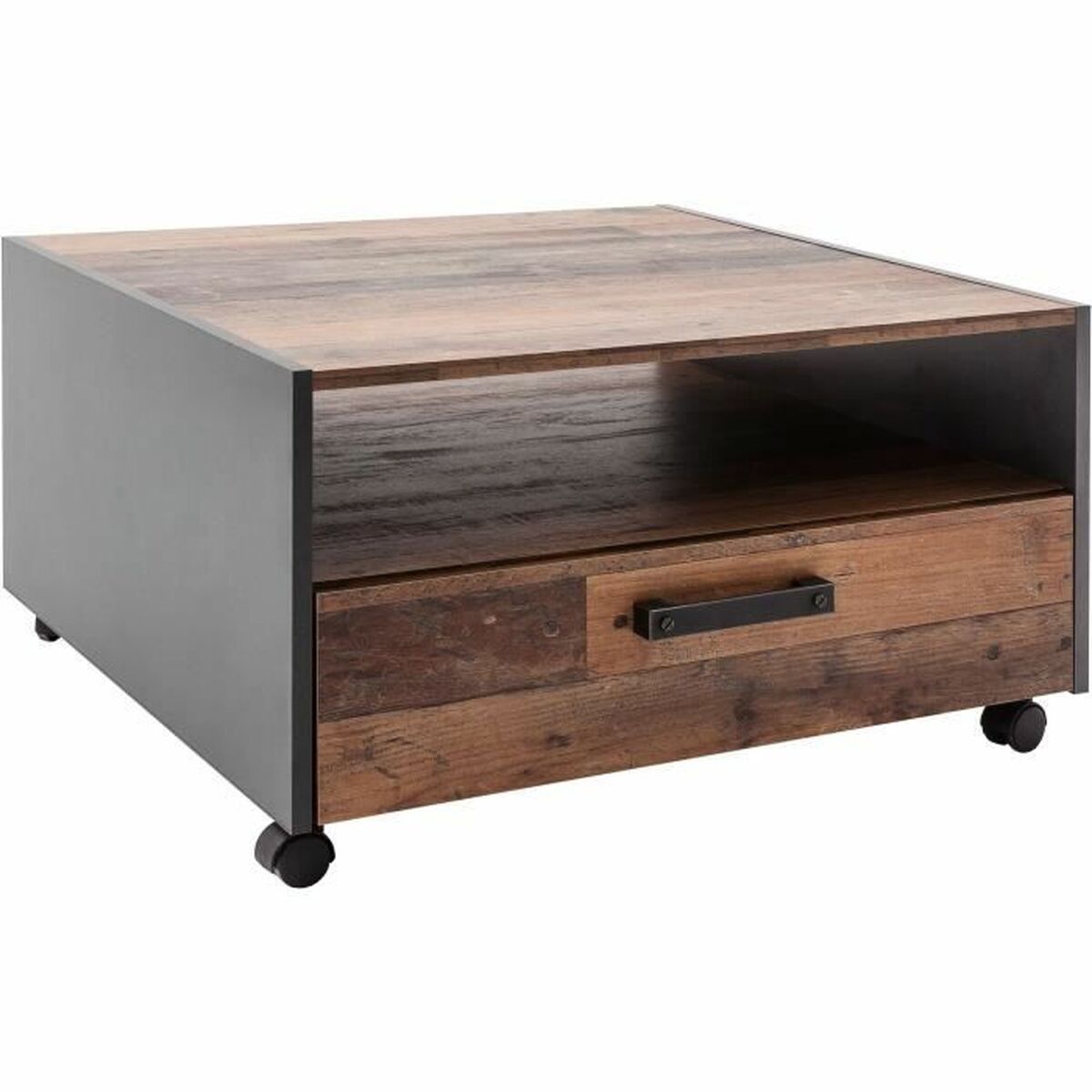 Mesa de Centro Trendteam Gris 70 x 70 x 40 cm 1 S71001245_0