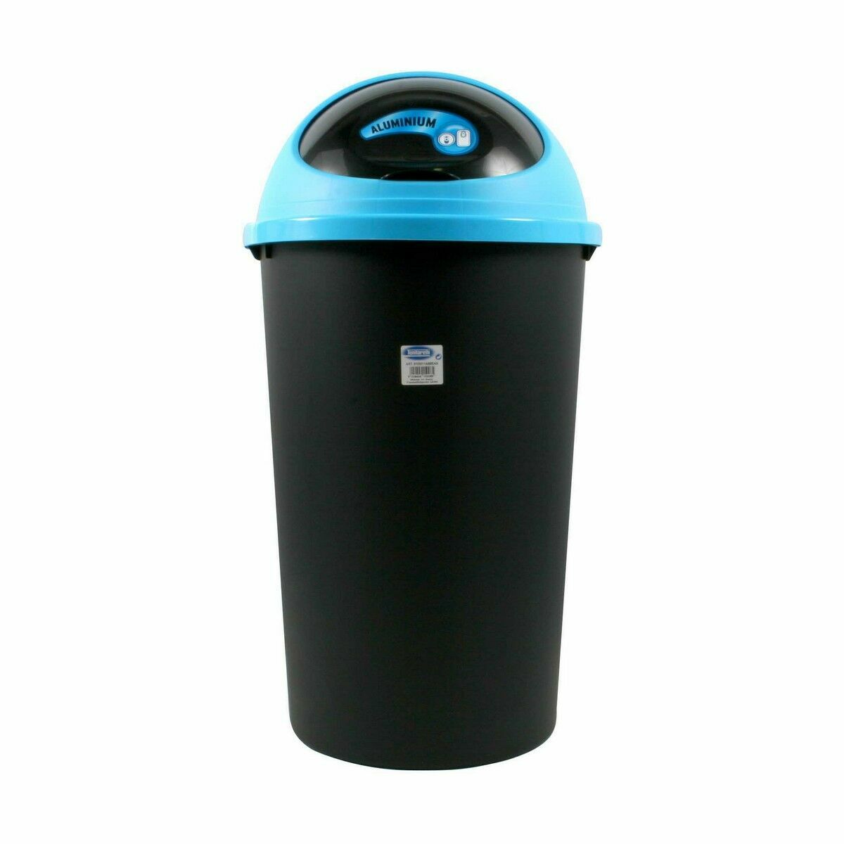Cubo para la Basura Tontarelli Big hoop Azul Negro 50 L 39 x 39 x 72 cm (10 Unidades) 2 S2228316_1