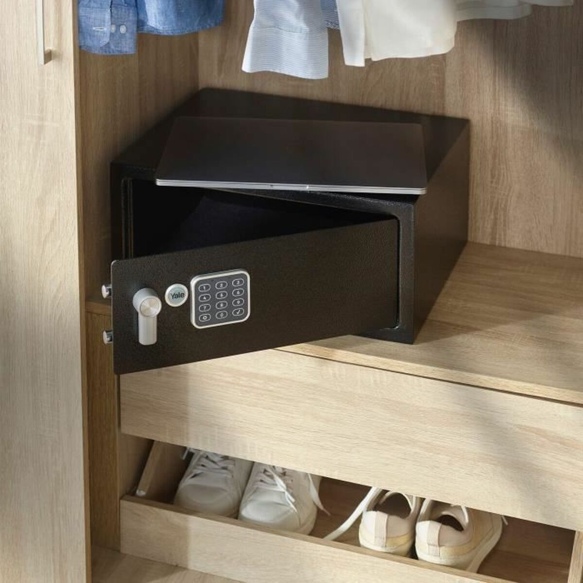 Caja Fuerte con Cerradura Electrónica Yale Negro 24 L 20 x 43 x 35 cm Acero Inoxidable 4 S71000108_3