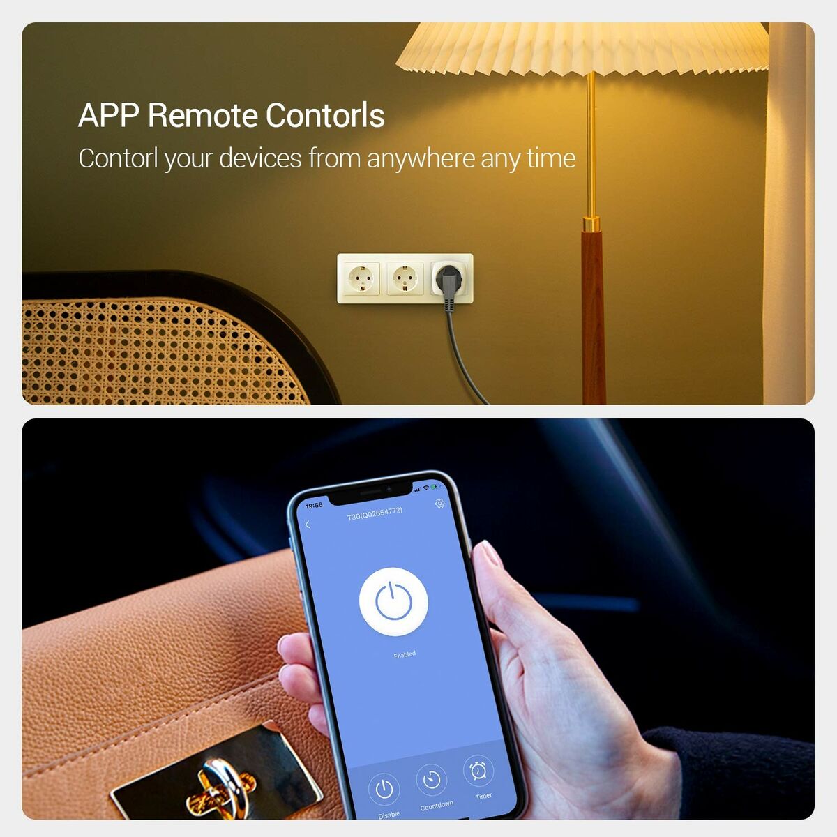 Adaptador para Enchufes Ezviz T30 Blanco 2300 W 220-240 V 14 S7171610_13