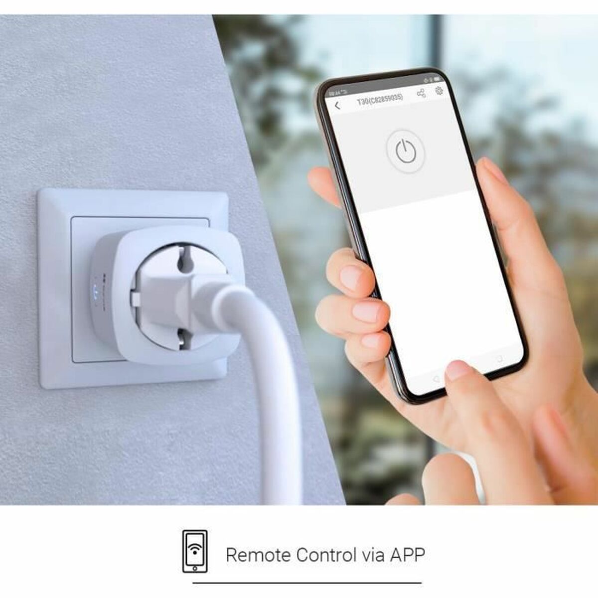 Adaptador para Enchufes Ezviz T30 Blanco 2300 W 220-240 V 4 S7171610_3