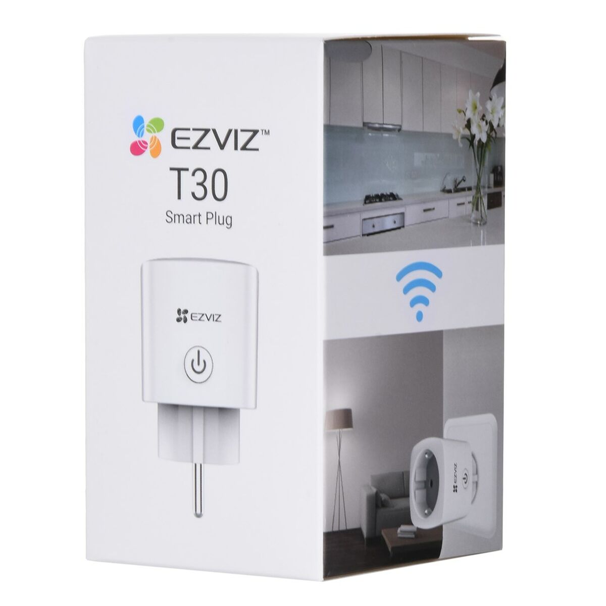 Adaptador para Enchufes Ezviz T30 Blanco 2300 W 220-240 V 26 S7171610_25