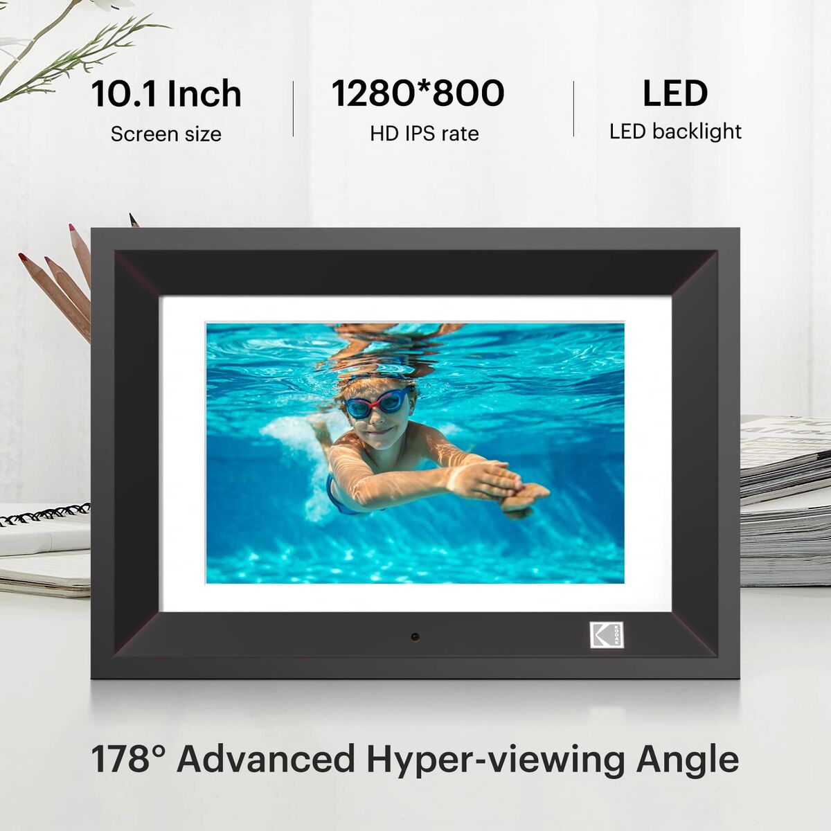 Marco de Fotos Digital Kodak RDPF1020B 3 S9920030_2