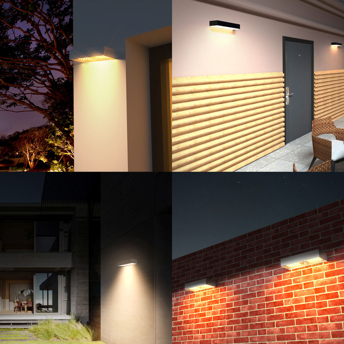 Aplique de Pared Velamp TEGEL Blanco Policarbonato 6 W 800 lm (4000 K) 4 M1208199_3