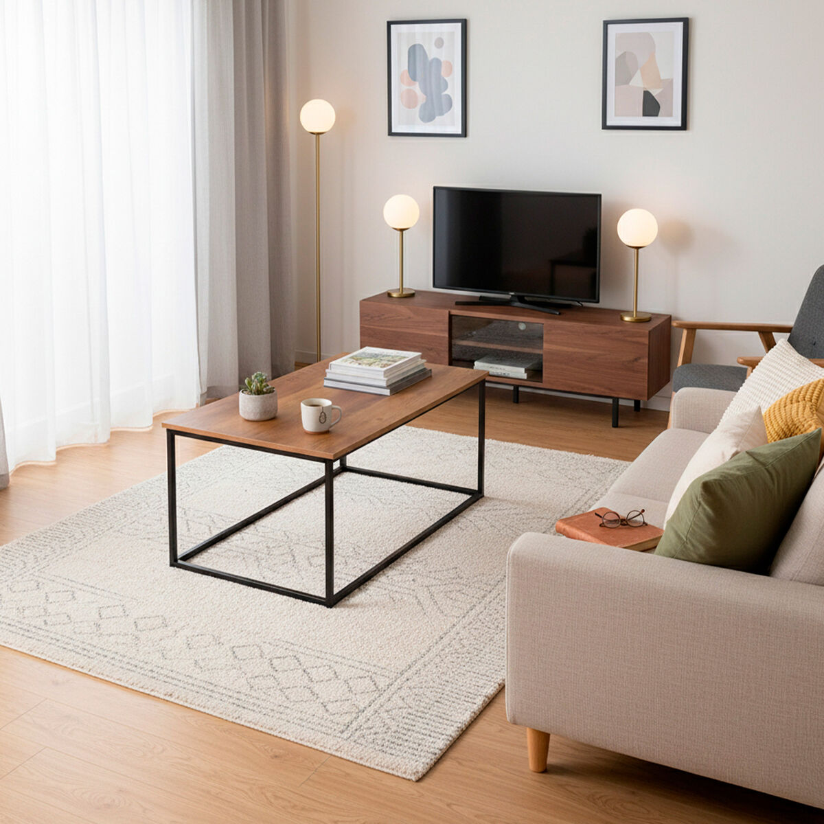 Mesa de Centro Max Home 90 X 40 X 48 CM 2 S8907452_1