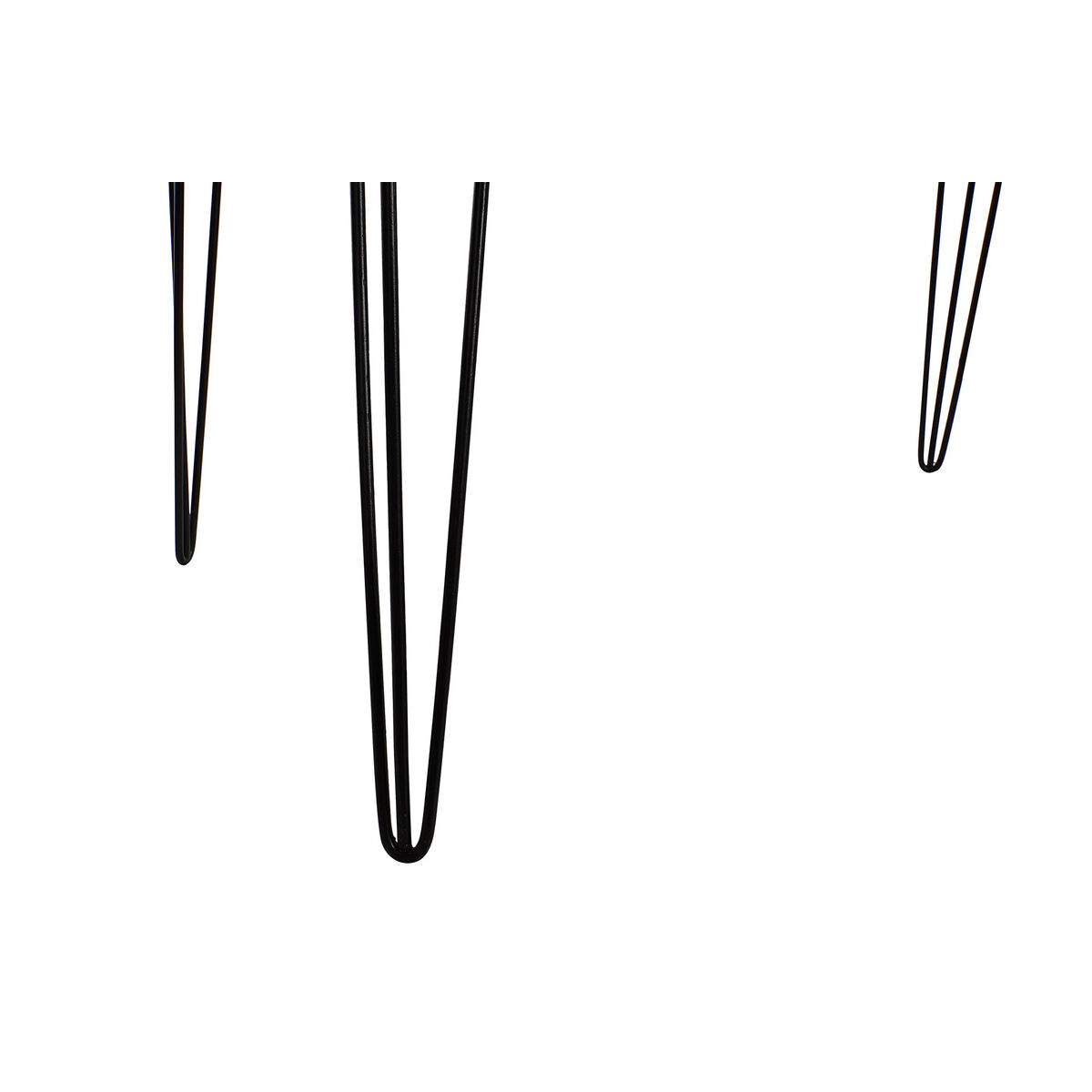 Mesa de Comedor DKD Home Decor 180 x 87 x 76 cm Negro Metal Marrón Madera de acacia 4 S3032611_3