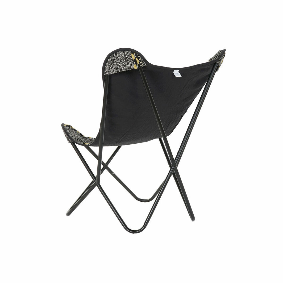 Butaca DKD Home Decor Amarillo Blanco Negro Multicolor Hierro 74 x 65 x 90 cm 6 S3015925_5