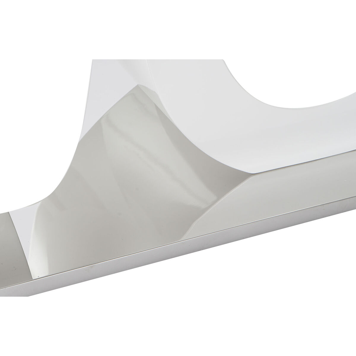 Mesa de Comedor DKD Home Decor Cristal Transparente Blanco Madera MDF (160 x 90 x 75 cm) 3 S3032762_2