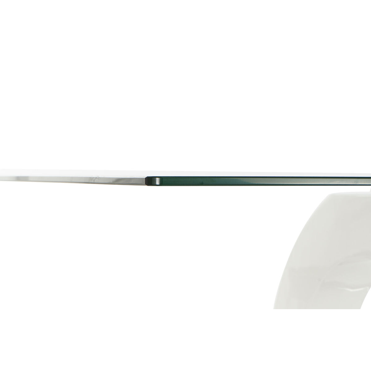 Mesa de Comedor DKD Home Decor Cristal Transparente Blanco Madera MDF (160 x 90 x 75 cm) 4 S3032762_3