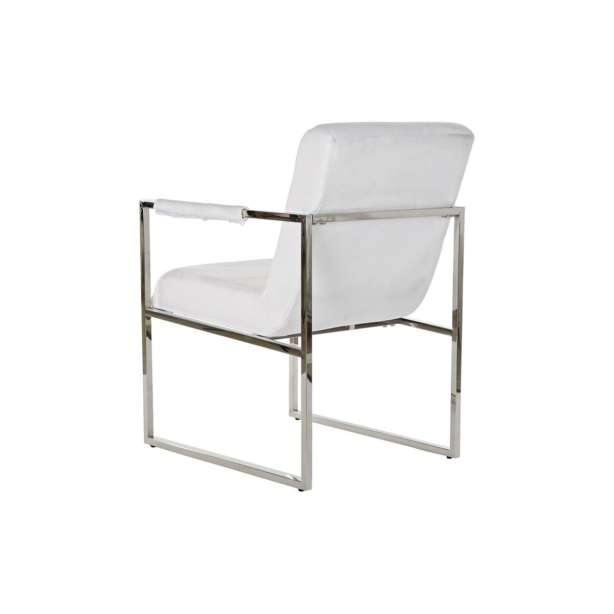 Silla DKD Home Decor Poliéster Acero Blanco (56 x 68 x 92 cm) 7 S3023346_6