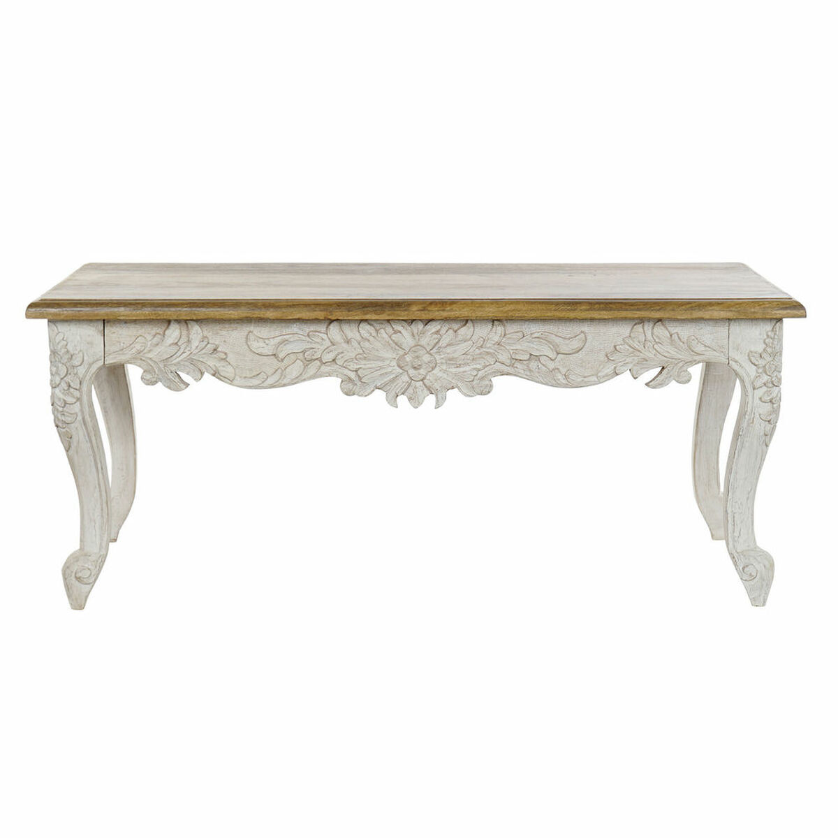 Mesa de Centro DKD Home Decor Blanco Natural 120 x 61 x 49 cm 1 S3023409_0