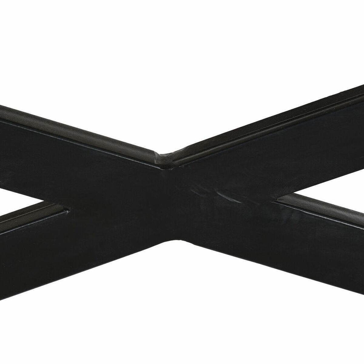 Mesa de Centro DKD Home Decor Negro Natural Madera Metal 120 x 120 x 55 cm 7 S3033101_6