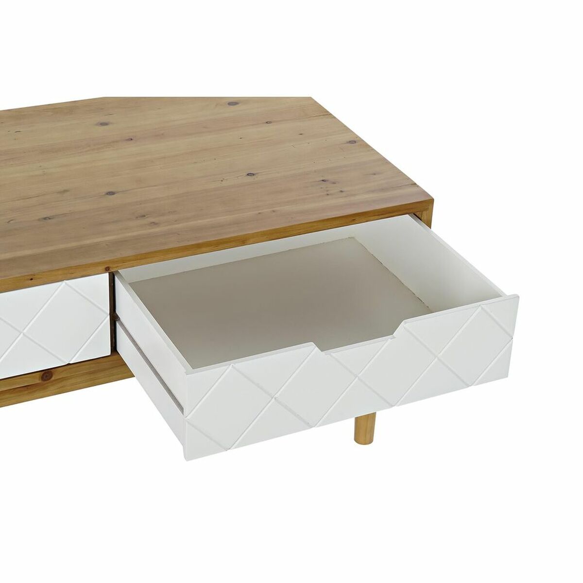 Mesa de Centro DKD Home Decor Abeto (105 x 55 x 46 cm) 2 S3033521_1