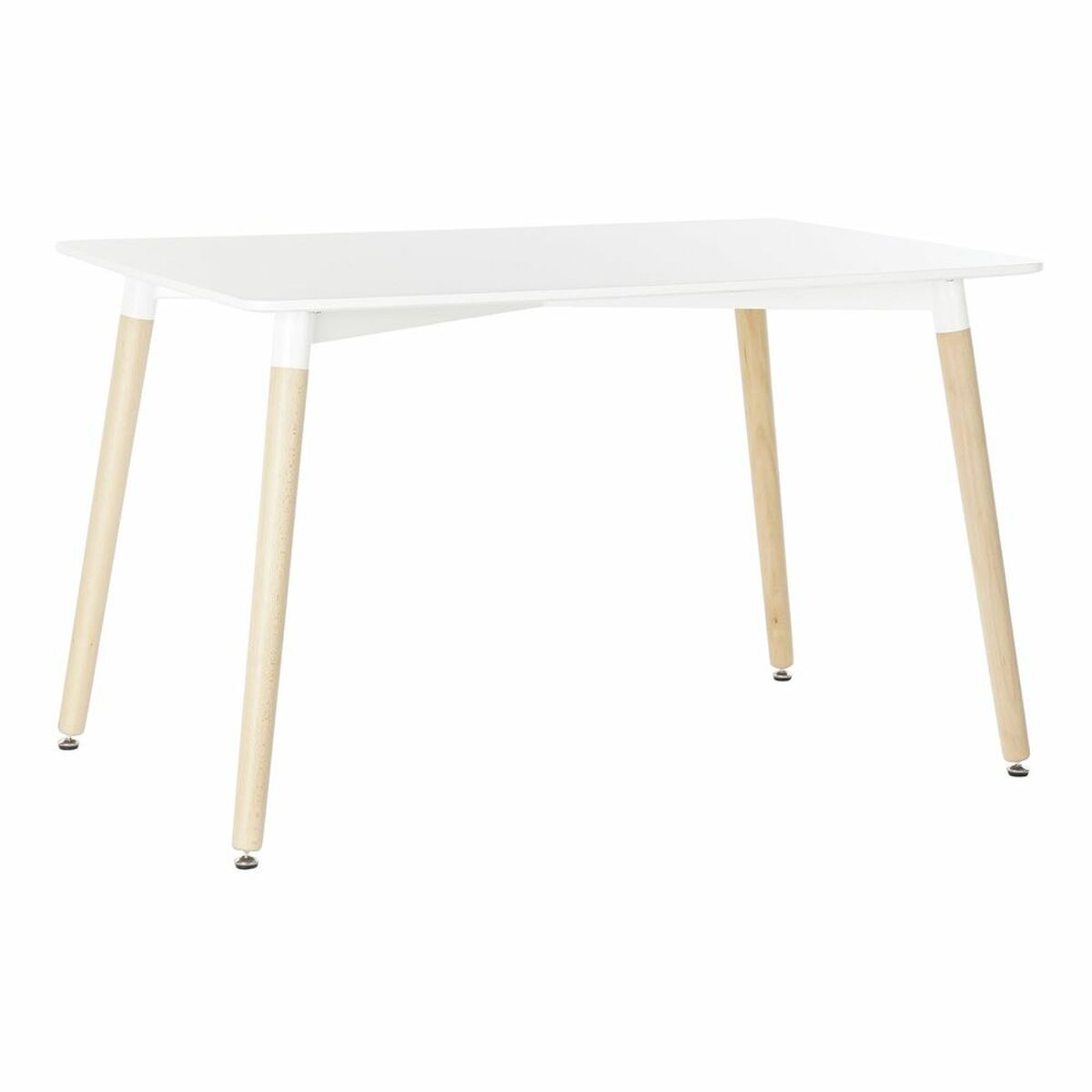 Mesa de Comedor DKD Home Decor Blanco Abedul Madera MDF 120 x 80 x 74 cm 1 S3033613_0