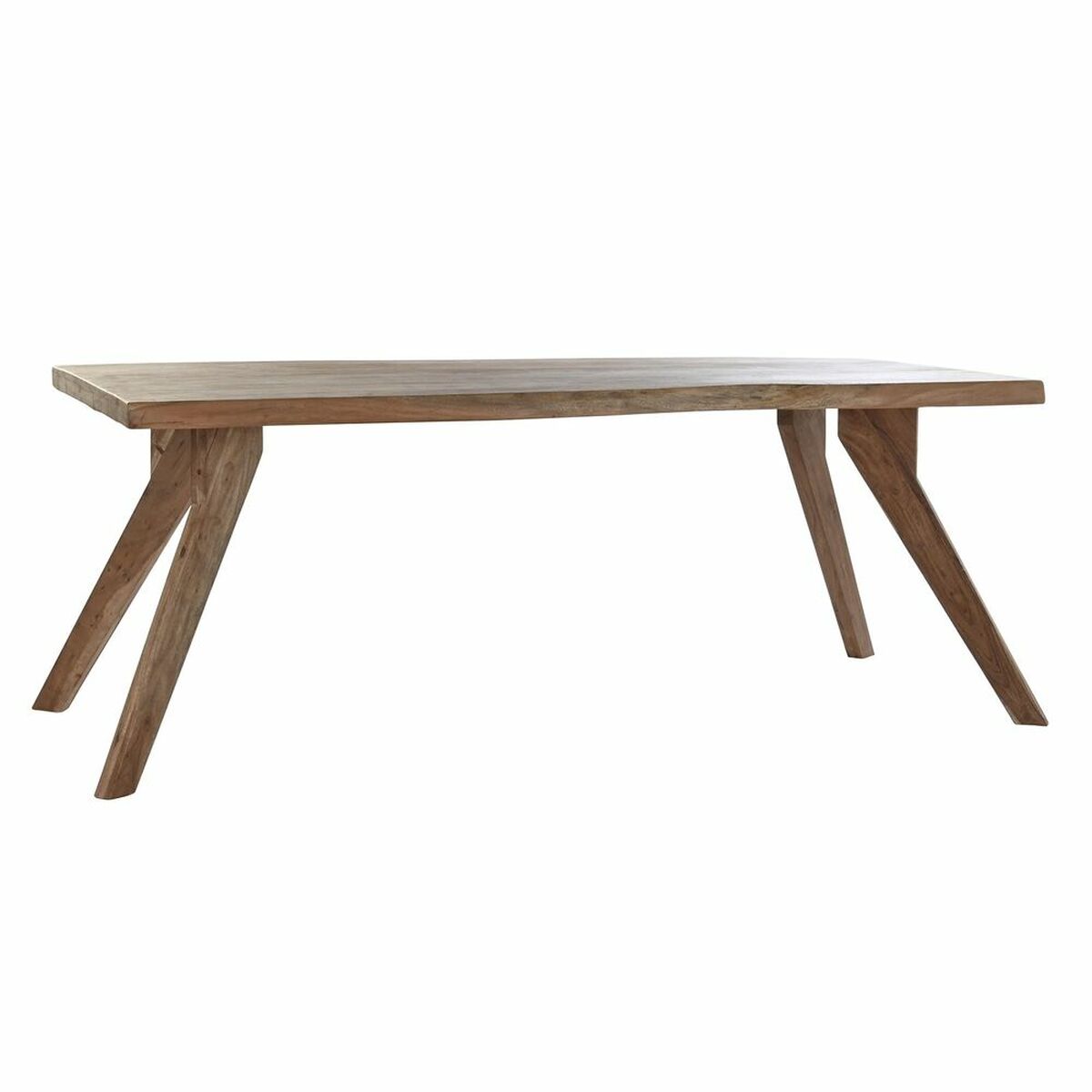 Mesa de Comedor DKD Home Decor Marrón Natural Madera Madera de acacia 200 x 90 x 77 cm 1 S3033788_0