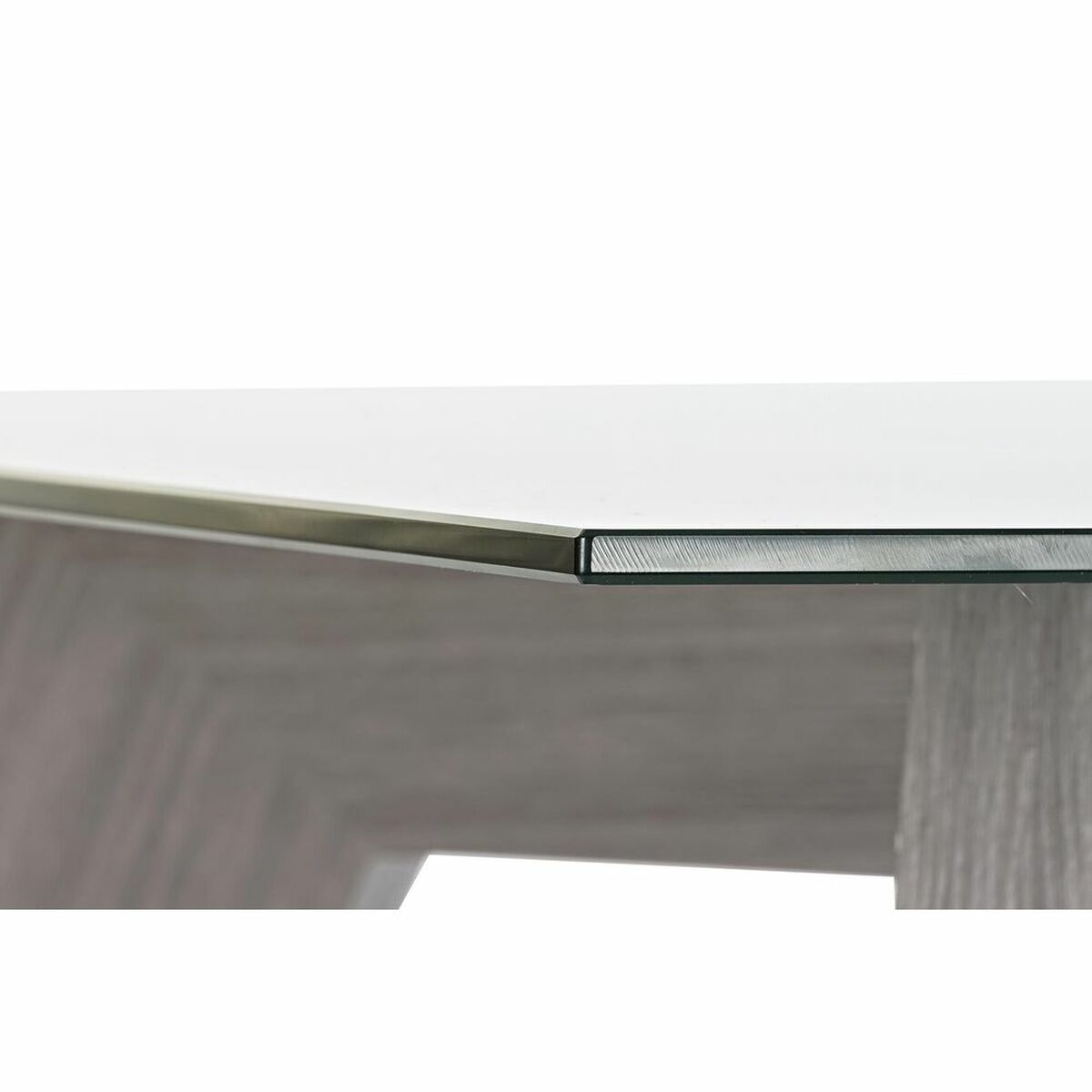 Mesa de Comedor DKD Home Decor Cristal Gris Transparente Madera MDF (160 x 90 x 75 cm) 4 S3033985_3