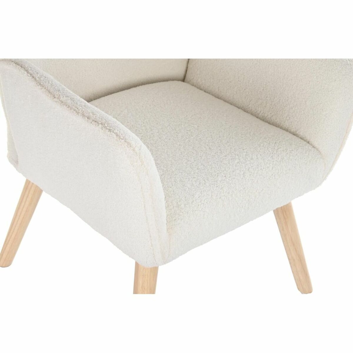 Sillón DKD Home Decor Crema Natural 65 x 75 x 96 cm 2 S3034033_1