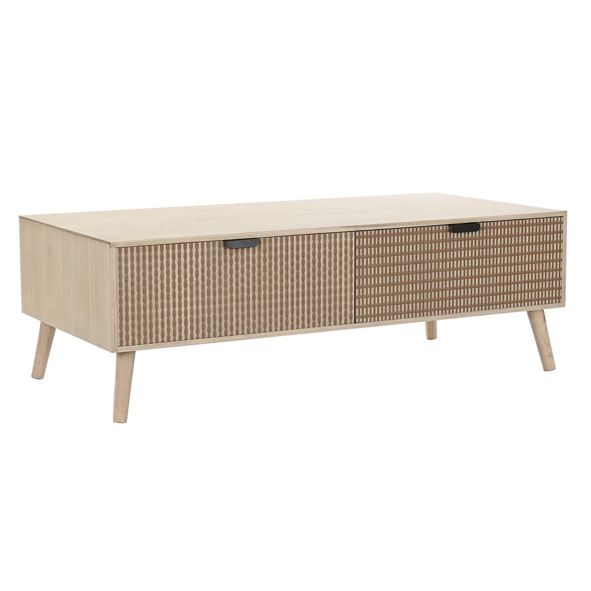 Mesa de Centro DKD Home Decor Marrón Madera Abeto Plástico Madera MDF 120 x 60 x 42,5 cm 1 S3034208_0