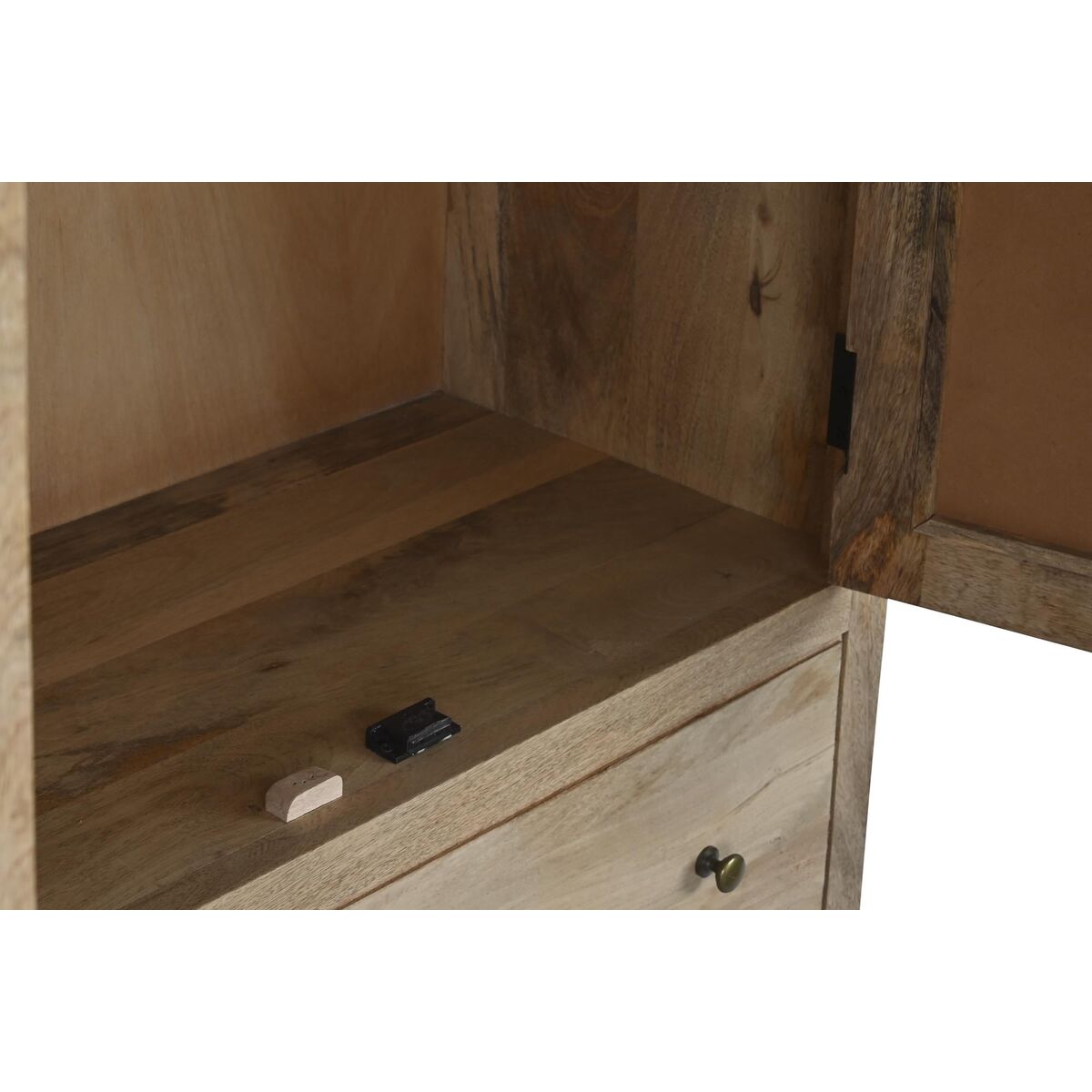 Armario DKD Home Decor Marrón Natural Madera de mango 90 x 40 x 180 cm 7 S3034438_6