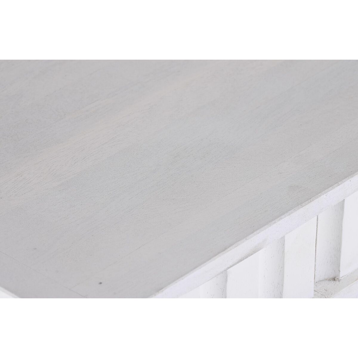 Mesa de Comedor DKD Home Decor Blanco Metal Madera de mango 180 x 90 x 76 cm 3 S3040352_2