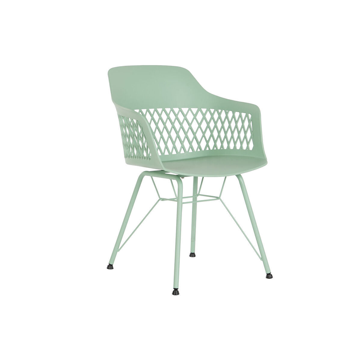 Silla de Comedor DKD Home Decor 57 x 57 x 80,5 cm Verde 1 S3040634_0